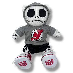 Build A Bear Disney Nightmare Before Christmas Jack Skellington Plush NJ Devils